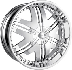 DIP Wheels Chrome Phoenix Center Cap C10D36