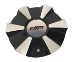 DIP Wheels D38 Vibe C10D38B03-CAP Black and Machined Center Cap