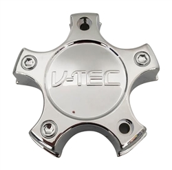 V-Tec Wheels C326-5C65 60022090F-5 Chrome Wheel Center Cap