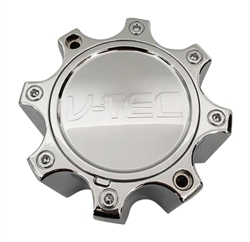 V-Tec Wheels C372-8CDOC Chrome Wheel Center Cap