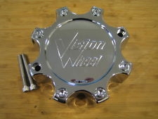 Vision Wheel 375 Warrior Chrome Wheel Rim Center Cap 375-8C LG0808-37 C375-8C
