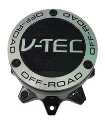 V-Tec Wheels C394GB-8L Gloss Black Wheel Center Cap