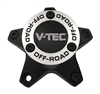 V-Tec Wheels C394MB-65VT Black Center Cap