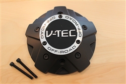 V-TEC OFF-ROAD 394 Warlord Black Wheel Rim 8 Lug Center Cap C394-8CL C394MB-8CL-