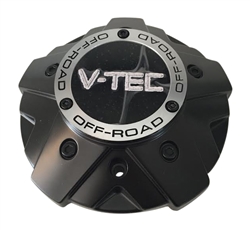 V-Tec Wheels C394MB-8CLVT Black Wheel Center Cap