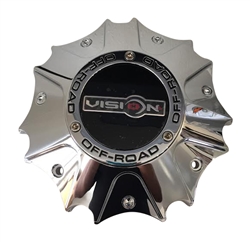 Vision Wheels C3992-8 Chrome Wheel Center Cap