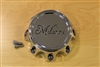 Milanni 446 Kool Whip 8 Lug Chrome Rim Center Cap C446-8CL-CAP-UP 2-3/4" Tall