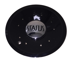 Status Wheels C539002/S820-CAP Black Wheel Center Cap