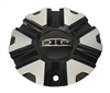 DIP Wheels C614606CB7 Black and Machined Center Cap