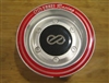 Enkei Racing CDR-9 RS6 RS5 Silver Red Ring Snap In Center Cap CC-074