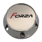 Forza Wheels CC122-1P Chrome Snap In Center Cap