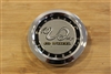 U2 Chrome Wheel RIm Snap In Center Cap CCVE65-1P