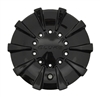 Elure Wheels CS337-D1P SJ708-21 Black Wheel Center Cap