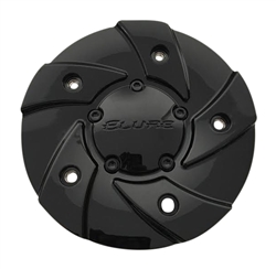 Elure Wheels CS338-A1P SJ708-30 Black Wheel Center Cap