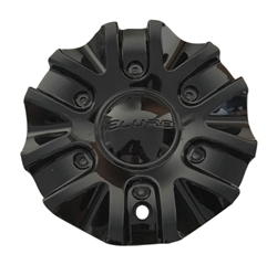 Elure Wheels CS339-A1P SJ708-19 Black Wheel Center Cap