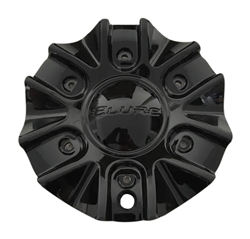 Elure Wheels CS339-A2P SJ711-22 Black Wheel Center Cap