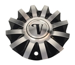 Velocity Wheels CS420-2A Black and Machined Center Cap