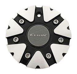 Elure Wheels CSB20-A2A Black and Machined Wheel Center Cap