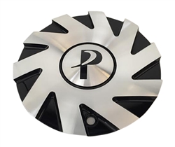 Phino Wheels PW138 CSPW138-1A SJ101-23 Black and Machined Center Cap