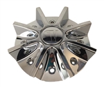 Velocity Wheels VW120 CSVW120-1P Chrome Wheel Center Cap