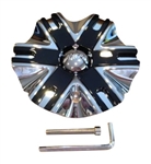 VISCERA WHEEL CAP VISCERA 841 CAP EMR0841-CAR-CAP LG1209-47 Chrome