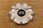 PCW Silver Wheel Rim Snap In Center Cap EMR161