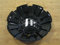 Helo 845 Gloss Black Wheel Rim Center Cap HE845L156 HE845L156B001