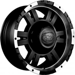 Ion 182 Black Center Cap for 16x8 Wheels