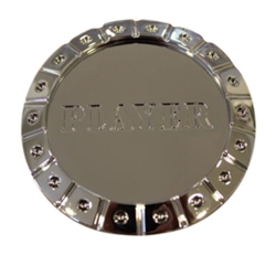 Player 814 Chrome Wheel RIm Snap In Center Cap K78-P814