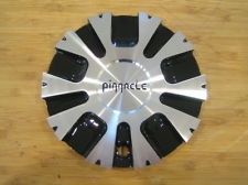 Pinnacle P62 Via Black Machine Wheel Rim Center Cap P001-152LV 5 7/8"