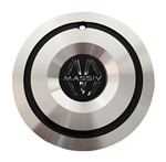 Massiv Wheels PD-CAPSX-P7045-24AL Black and Machined Center Cap