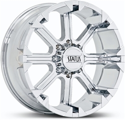 Status Cannon Chrome Center Cap 6 Lug