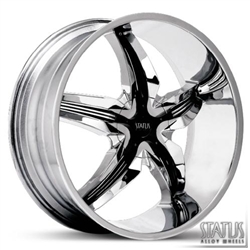 Status Dynasty Replacement Black Inserts 20x9 (For One Wheel)