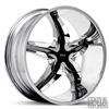 Status Dynasty Replacement Black Inserts 22x9 (For One Wheel)