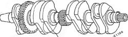 13300-MV4-780 - HONDA/HRC - Crankshaft Assy - 13300-MV4-000- NC29 Honda CBR400RR (1992)