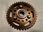 RS125/NSF250R/MD250H Sprocket with bearing carrier built in. Comes with Bolts and nuts to fit dampers. You will need the spacer and collar to complete install. BA25-01 and BA25-02