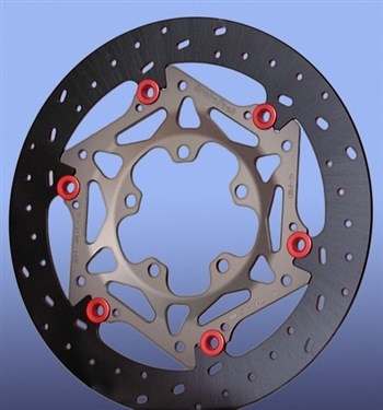 BrakeTech - AxisIron full floater: 298mm Honda RS125, NSF250R & other - 100% Billet machined and Cryogenic treated, Ea., RH
