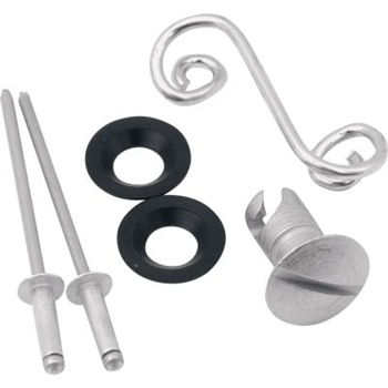 Fasteners -Oval Quick-Fasin' kit w/springs - Cycle Performance Products P# 9029