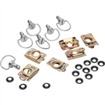 Fasteners -D-Ring Quick-Fasin' kit  w/clips - Cycle Performance Products P# 9033