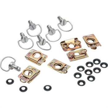 Fasteners -D-Ring Quick-Fasin' kit  w/clips - Cycle Performance Products P# 9033