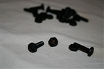 Windscreen Nylon Nuts & Bolts Black - Size 3/16 diameter x 3/4" long. Sold in Packs of 10 - Gustafsson