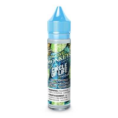 Twelve Monkeys 60ml: COL - Ice Age Circle Of Life Iced