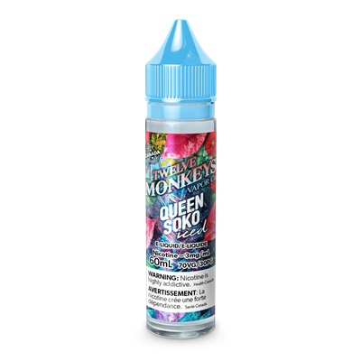 Twelve Monkeys 60ml: COL - Ice Age Queen Soko Iced