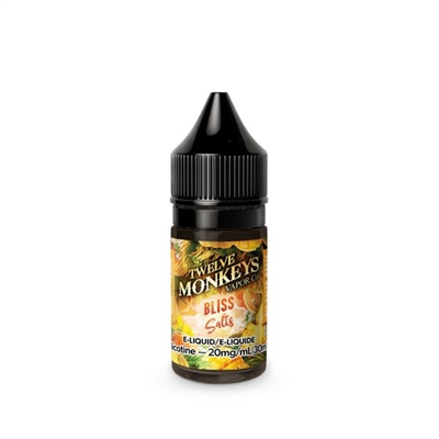 Twelve Monkeys Salts - Bliss - 30ml