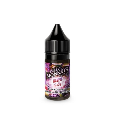 Twelve Monkeys Salts - Haven - 30ml