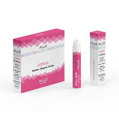 Allo Ultra 1600 Disposable - Watermelon Ice 20mg