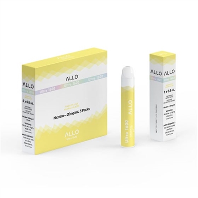 Allo Ultra 1600 Disposable - Pineapple Ice 20mg