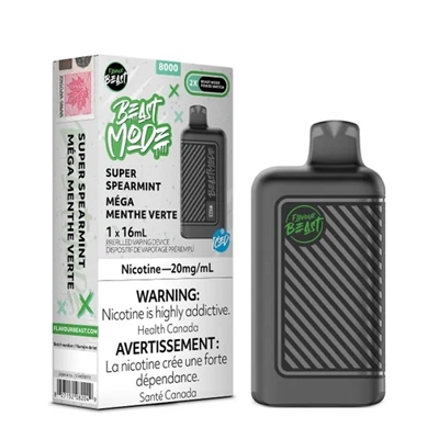 Flavour Beast Beast Mode 8K Disposable - Super Spearmint Iced 20MG