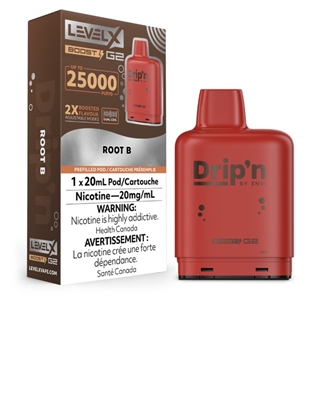 Level X Drip'n Boost Pod 20mL - Root B