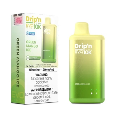 Envi Drip'n - EVO Series - 10K Disposable - Green Mango Ice 20MG